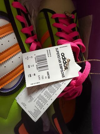 Zapatillas Adidas Superstar Simpsons Talla 46 OOP