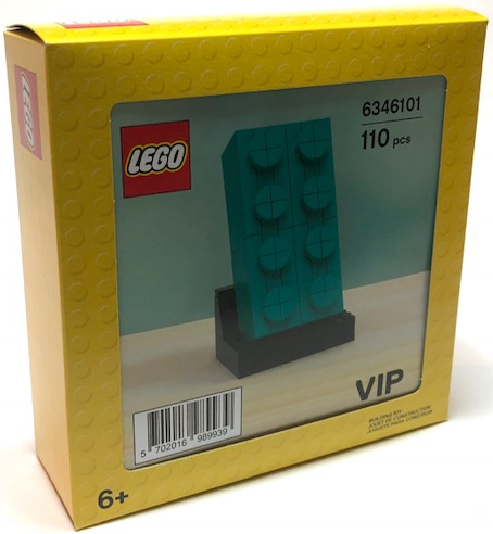 Lego Mattoncino Verde VIP da Collezione