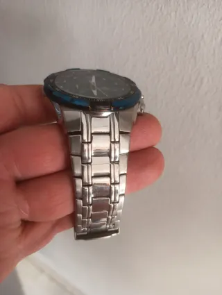Reloj Casio Edifice Cronógrafo Azul/Plata