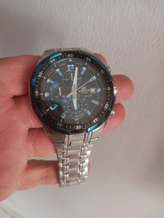 Reloj Casio Edifice Cronógrafo Azul/Plata