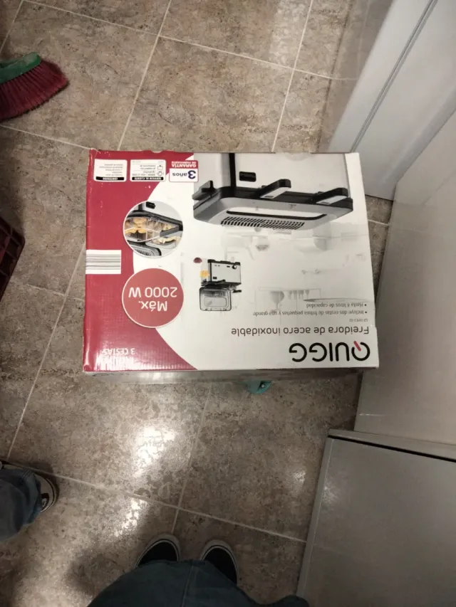 Freidora Quigg Acero Inoxidable 2000W