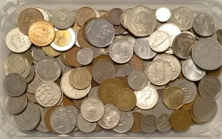 Colección 1 Kilo Monedas Mundiales