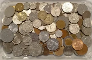 Colección 1 Kilo Monedas Mundiales