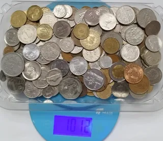 Colección 1 Kilo Monedas Mundiales