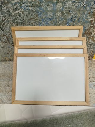 4 Pizarras Rotulador 20x30 cm