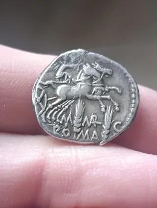 Moneda Romana Plata