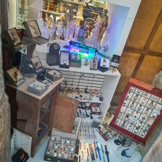 Relógio AXA Quartz Mapa-Múndi Pulseira Castanha