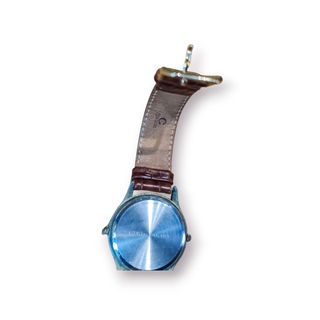 Relógio AXA Quartz Mapa-Múndi Pulseira Castanha