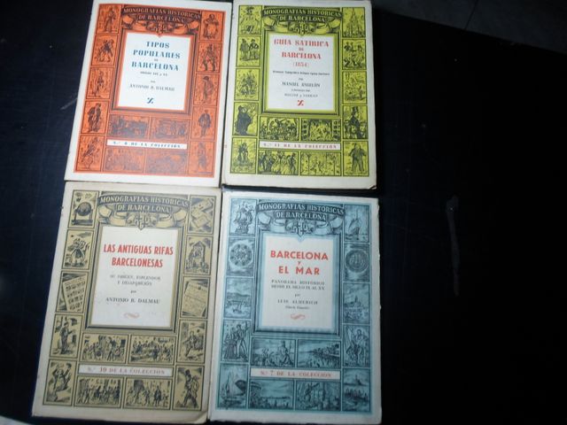 Lote 5 Monografías Históricas Barcelona