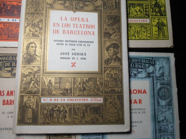 Lote 5 Monografías Históricas Barcelona