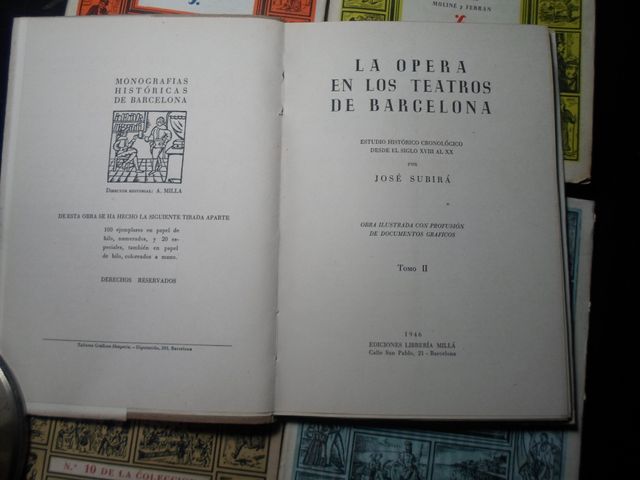 Lote 5 Monografías Históricas Barcelona