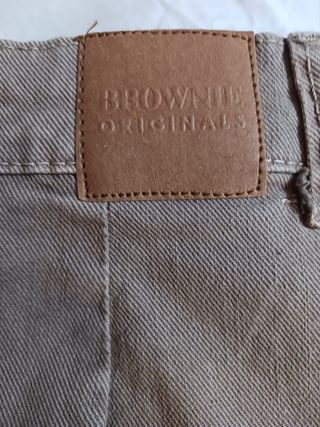 Falda corta denim de Brownie nueva con 