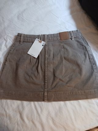 Falda corta denim de Brownie nueva con 