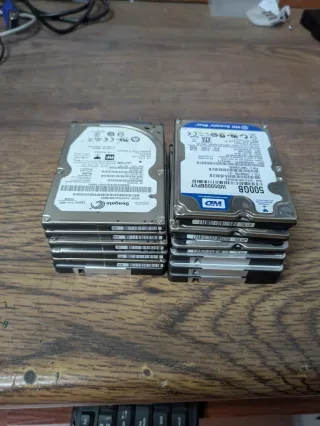12 Discos Duros 2.5 500GB