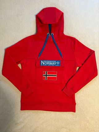 Sudadera Geographical Norway Roja