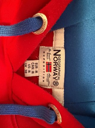 Sudadera Geographical Norway Roja