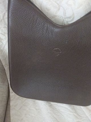 Bolso de mano marrón
