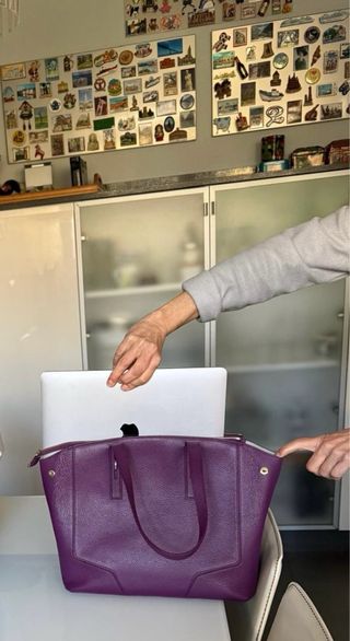 Bolso Furla Morado. Impecable!!!