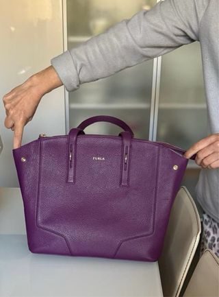 Bolso Furla Morado. Impecable!!!
