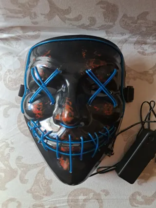 Máscara LED Azul La Purga