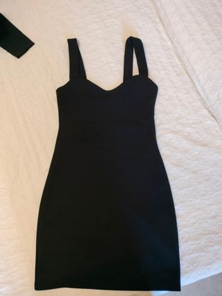 Zara Vestito Tubino Nero Taglia S