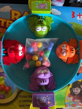Rana Tragabolas Juego Infantil