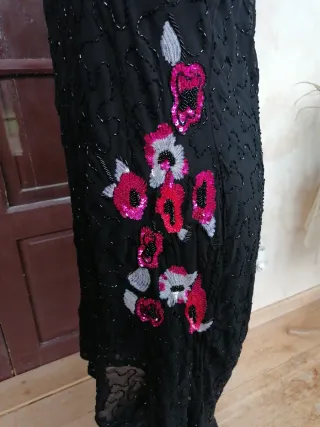 Vestido fiesta lentejuelas talla 38