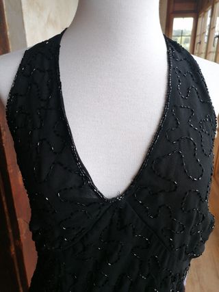 Vestido fiesta lentejuelas talla 38
