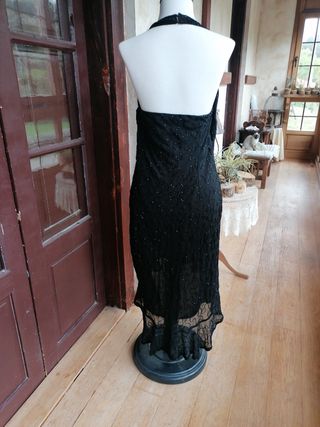 Vestido fiesta lentejuelas talla 38