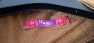 Chaqueta antelina mujer flecos talla única