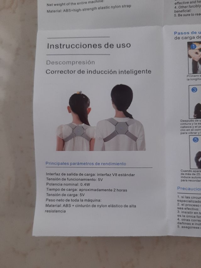 Corrector de Postura Inteligente Eléctrico