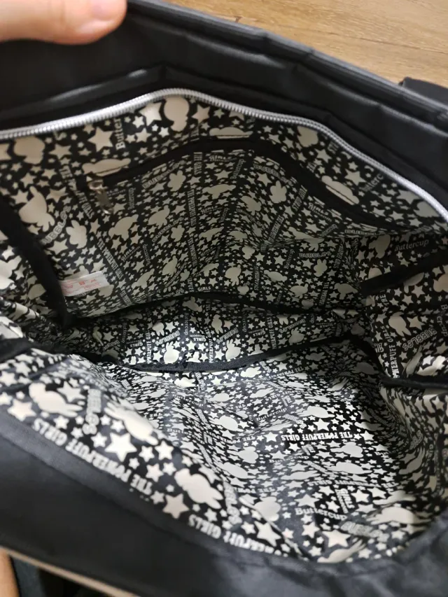 Bolso Supernenas PPG Beige y Negro con etiqueta