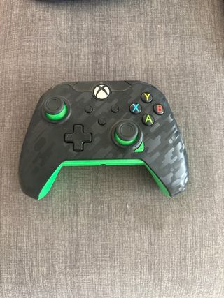 Mando Xbox Camuflaje Verde