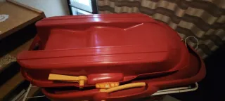 Trineo Nieve Rojo 2 Plazas 2 ud precio x unidad 