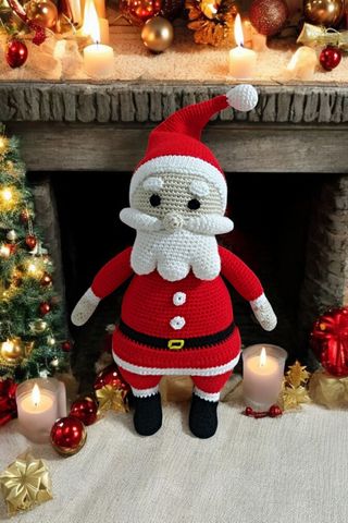 PAPA NOEL AMIGURUMI CROCHET GRANDE