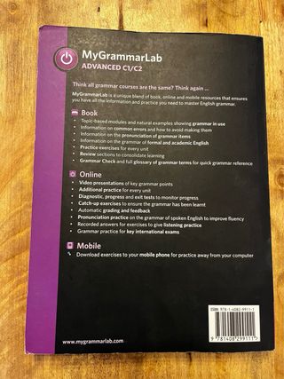 MyGrammarLab Advanced with Key and MyLab Pack