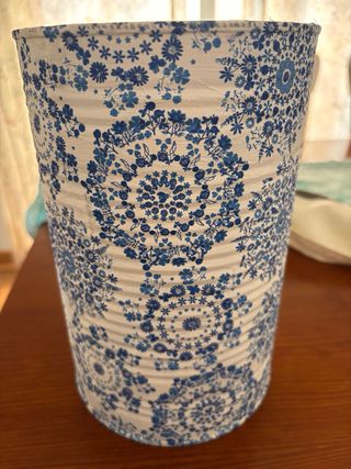 Lata Decorada a Mano, manualidad con servilletas. 