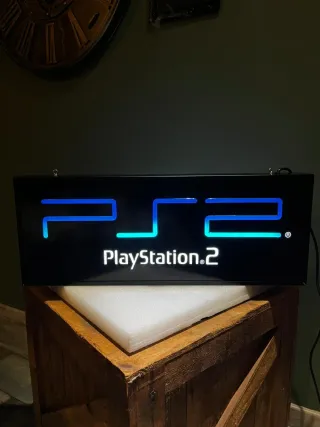 Letrero Luminoso PlayStation 2 PS2