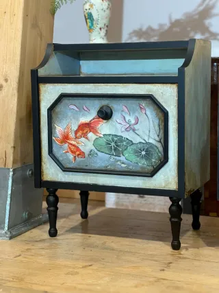Comodini Vintage Antichi Chinoiserie Patina Antica