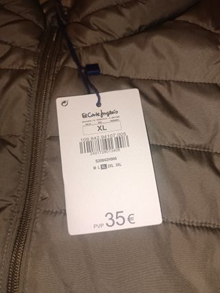 Chaleco El Corte Inglés Hombre Talla XL