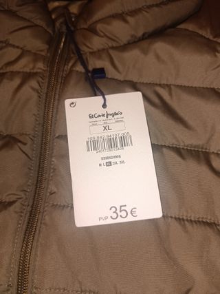 Chaleco El Corte Inglés Hombre Talla XL