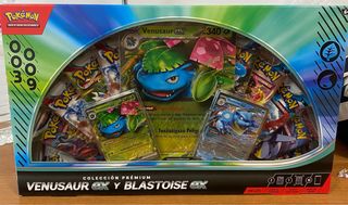 Colección Premium Pokémon Venusaur EX y Blastoise 