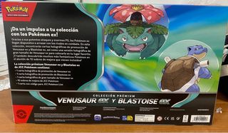 Colección Premium Pokémon Venusaur EX y Blastoise 