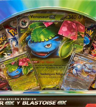 Colección Premium Pokémon Venusaur EX y Blastoise 