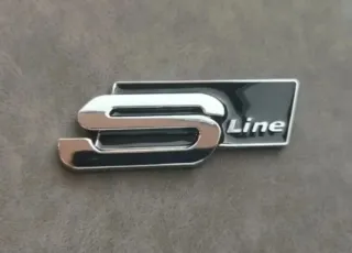 Logo Emblema Audi Sline  para Maletero 