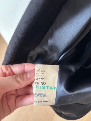 Torera ante negro mujer talla SP