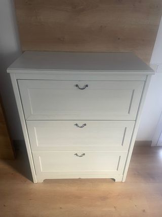 Cómoda Ikea Blanca 3 Cajones