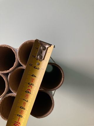 7 Tubi di cartone rigido