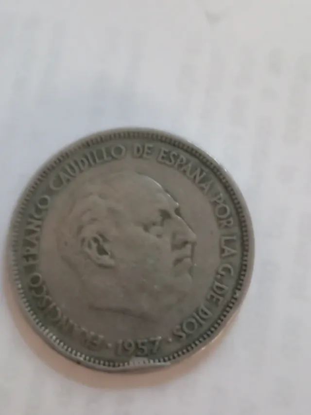 Moneda 25 Pesetas Franco 1957