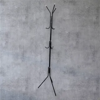 Appendiabiti nero e bianco 9 ganci cappotto stand